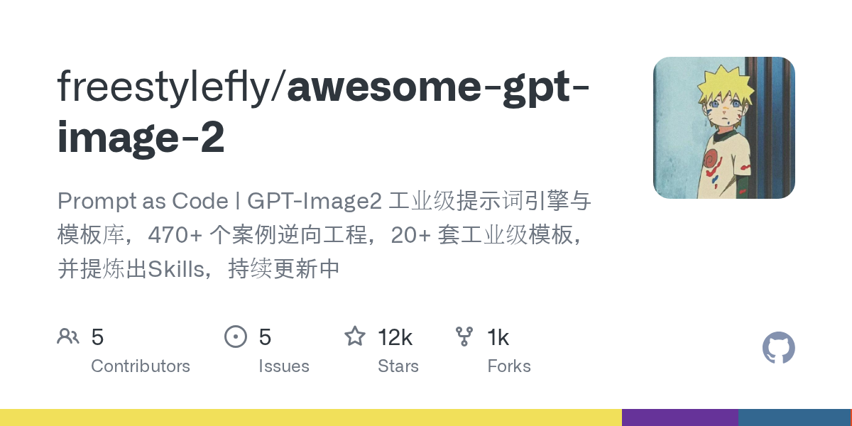 freestylefly/awesome-gpt-image-2 GitHub Official Banner